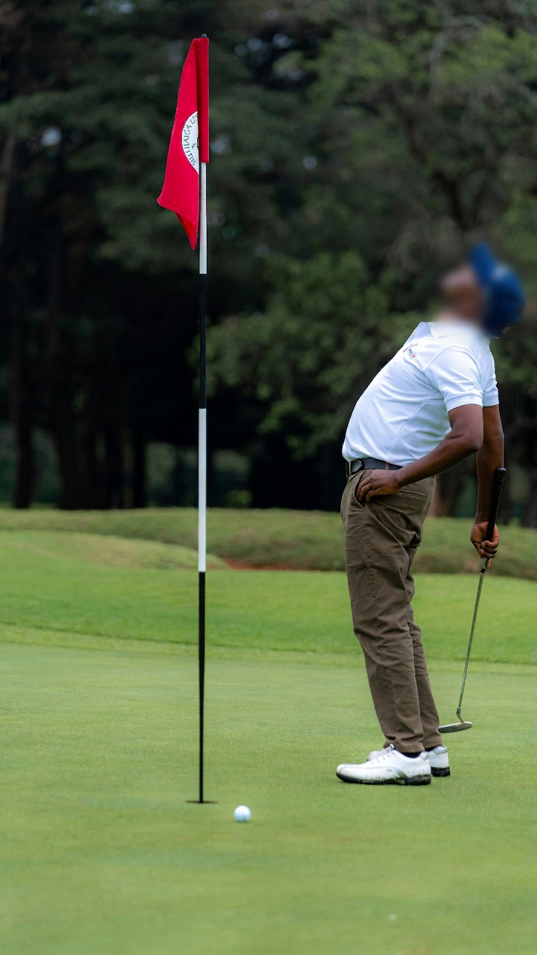 Putt at Muthaiga Golf Club