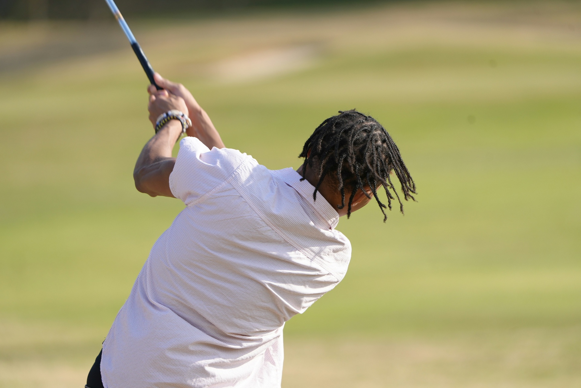 Backswing on the fairway